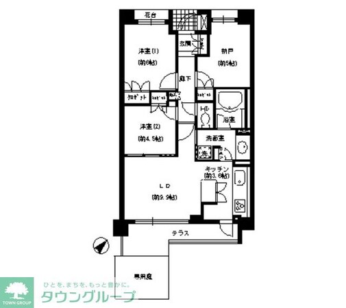 エスティメゾン巣鴨の物件間取画像